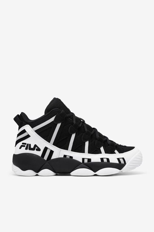 Zapatillas Fila Hombre Blancas / Negras / Metal Plateadas - Black Stackhouse Spaghetti - España 6598